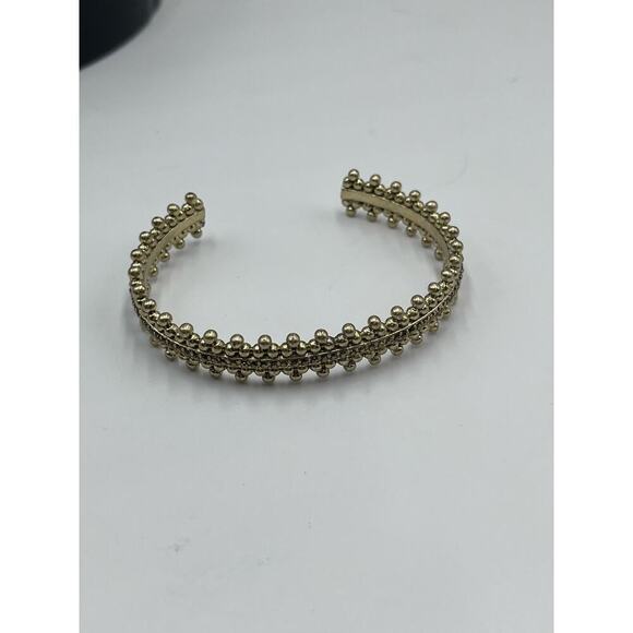 Lucky Brand Semi-Precious Gray Stones Gold Tone Thin Cuff Bracelet
Bollywood - Picture 7 of 10